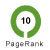 Page rank button Circle 10 sample