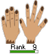 Pagerank Button Hand Symbol