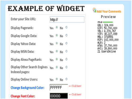 Widget Forced Links| desktop widget| widgets and Search engine optimization