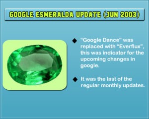 Google Esmeralda Update