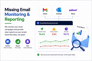 Missing Email Monitoring and Reporting