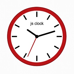 javascript clock widget