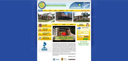 Southern Elevations & Shoring