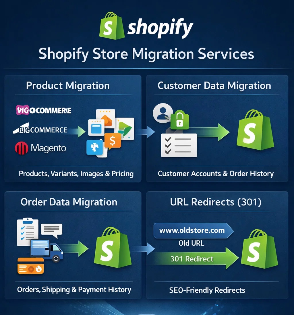 Shopify migration services