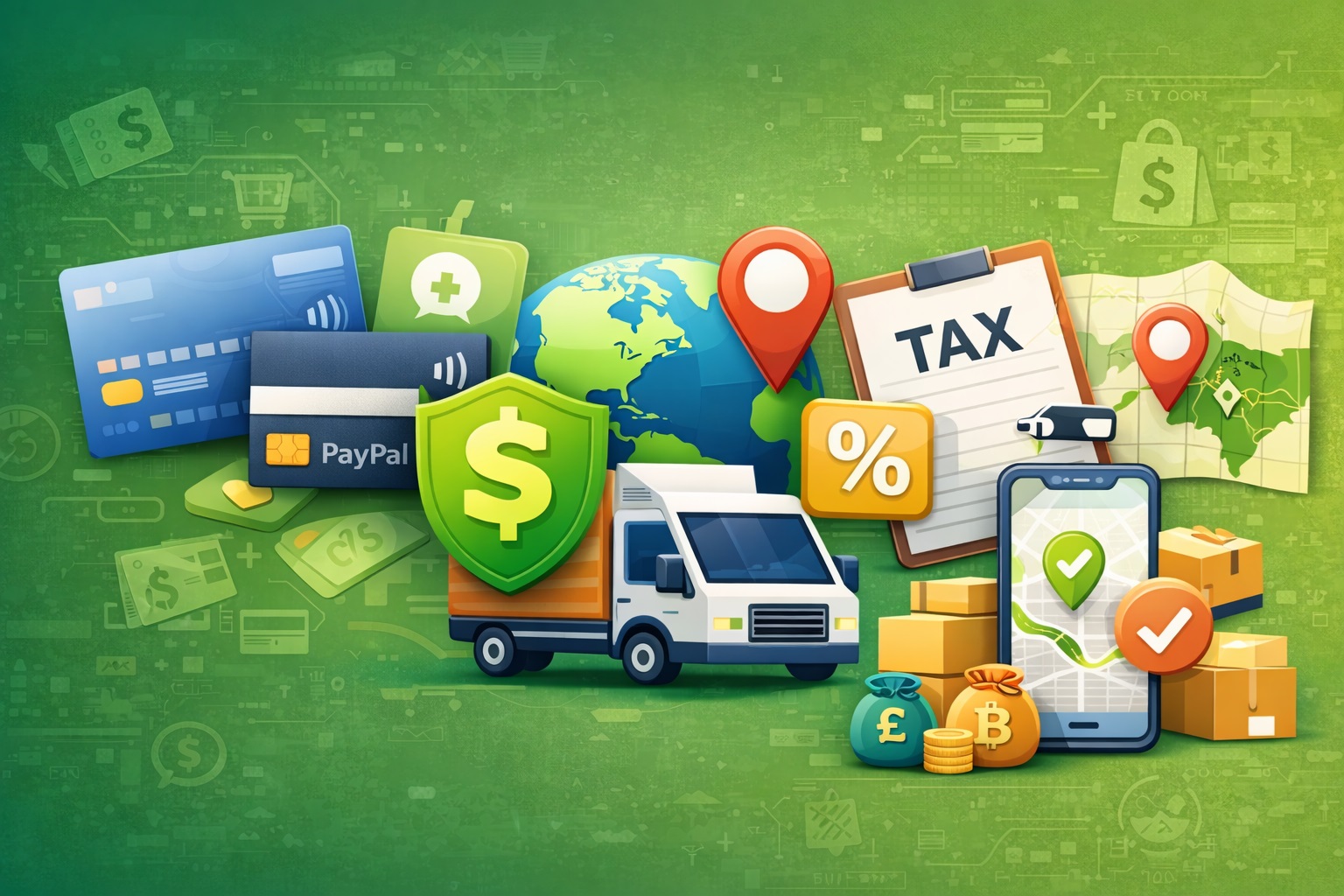 shopify payment gateway and shipping service