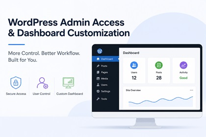 WordPress admin dashboard customization
