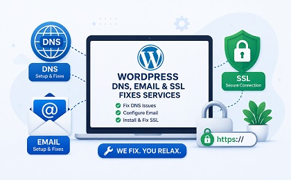 WordPress DNS Email SSL Fixes