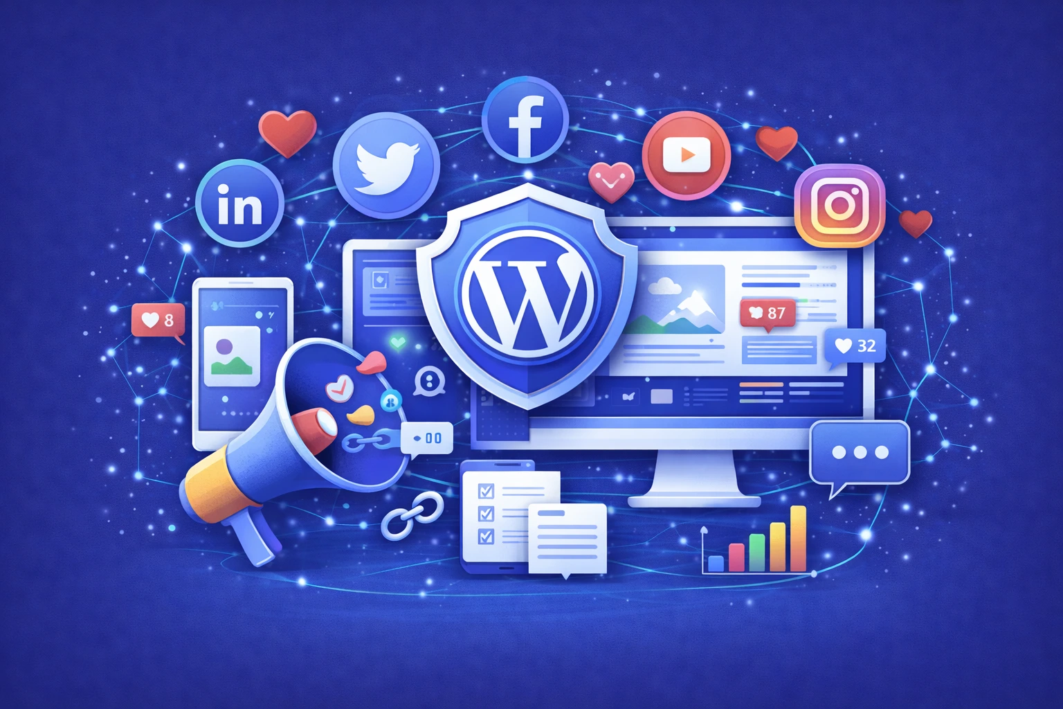 Wordpress socialmedia