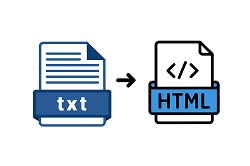 text to html