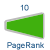 pagerank button triangle