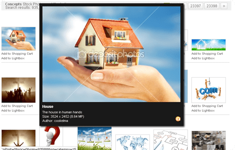 house in human hand