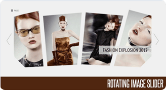 rotating image slider
