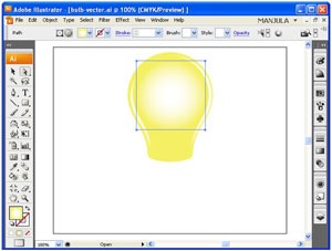 bulb-vector-radial-gradient