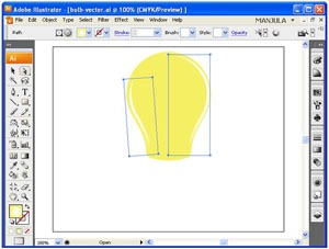 bulb-vector-two-edges