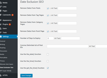 date-exclusion